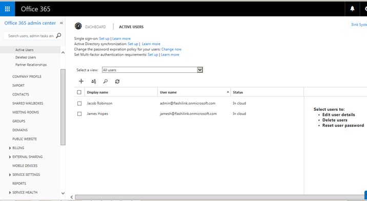 New user will be created
